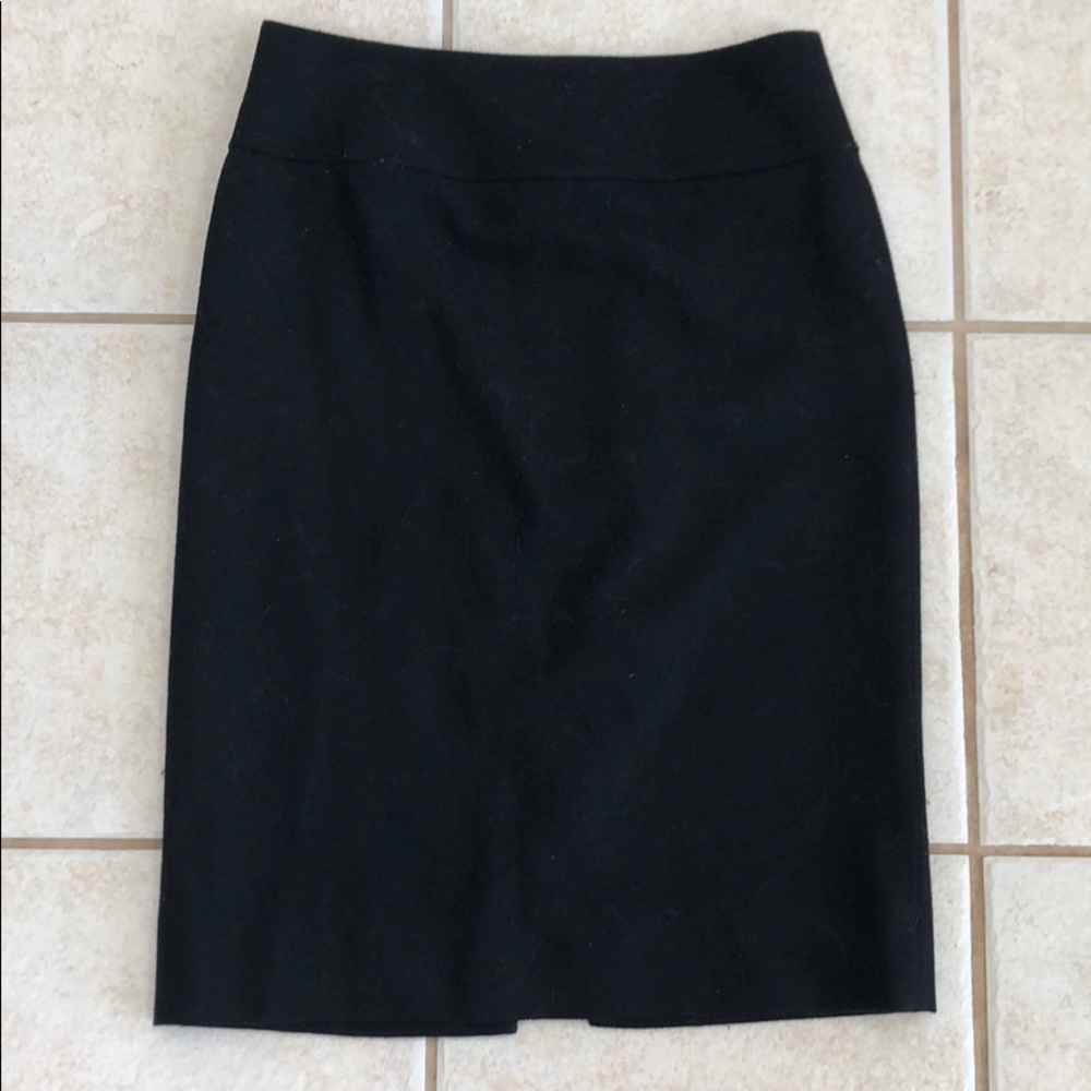 Black pencil skirt